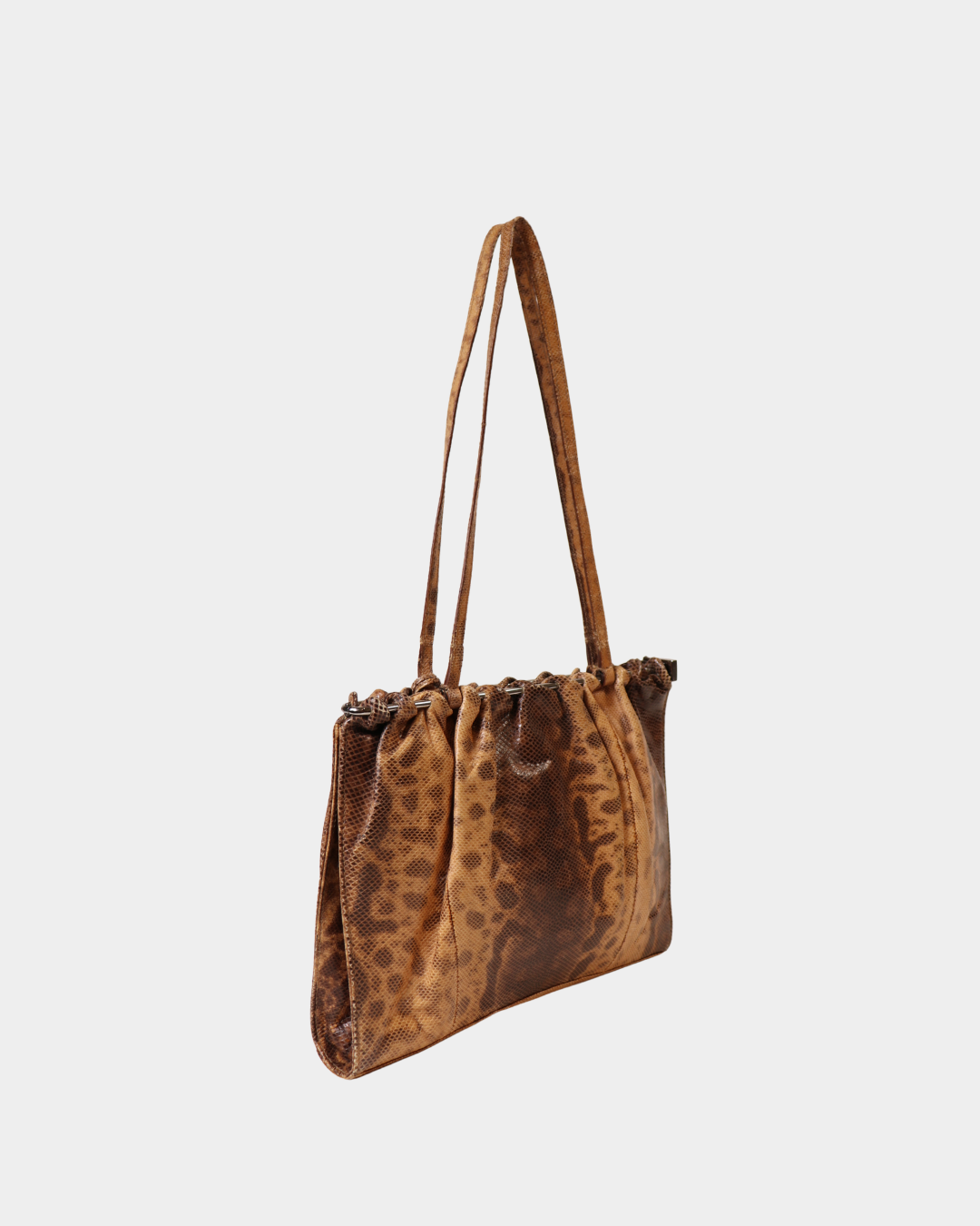 Gucci F/W1999 Tom Ford Snakeskin Bag - Beige