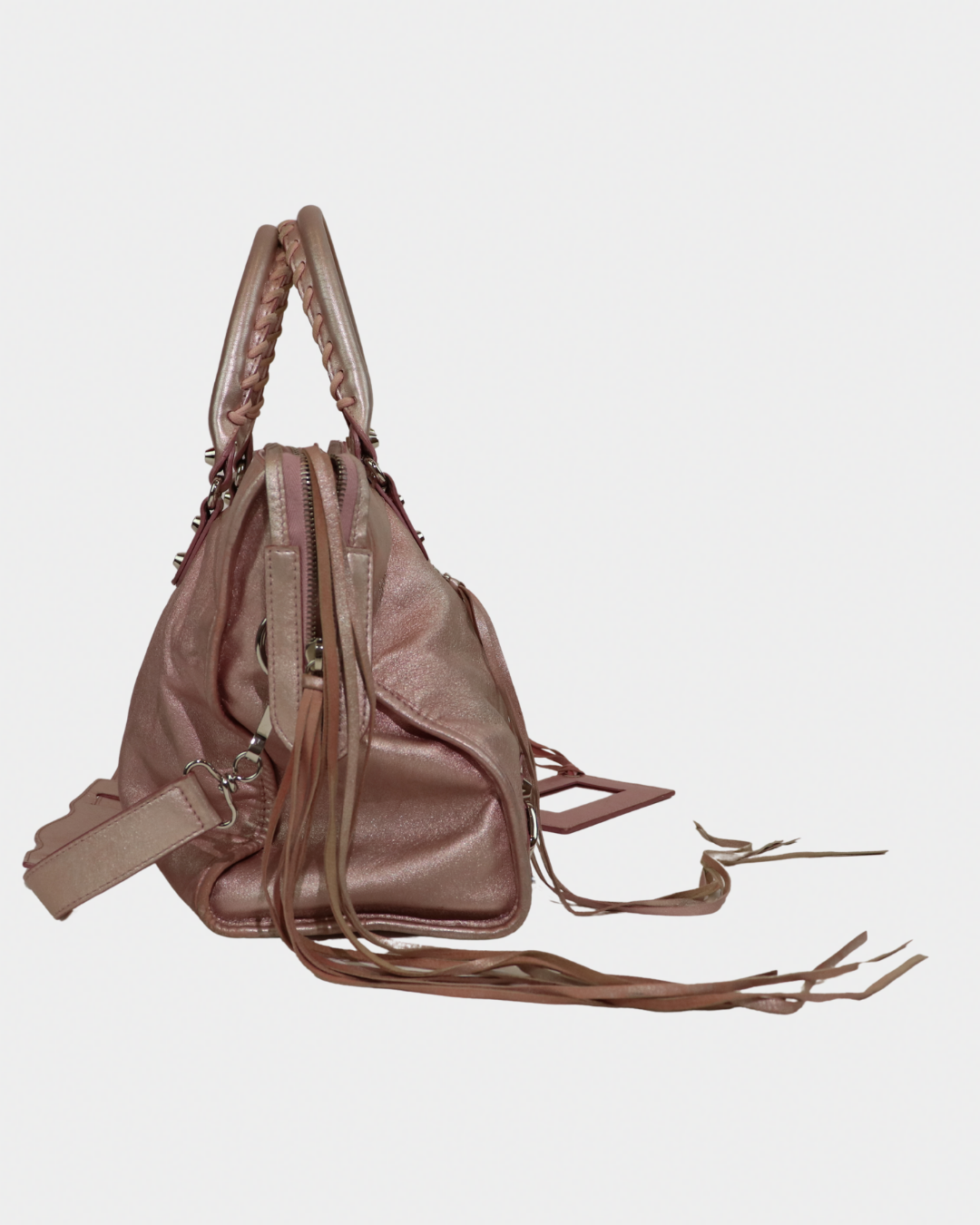 Balenciaga Metallic Pink Limited Edition City Bag