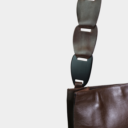 Gucci by Tom Ford Leather Chain Strap Bag