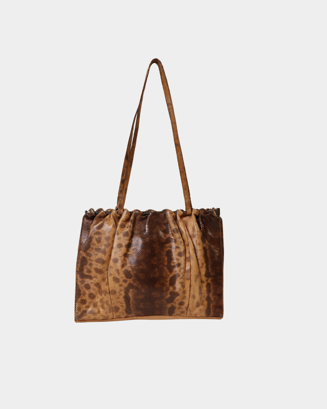 Gucci F/W1999 Tom Ford Snakeskin Bag - Beige