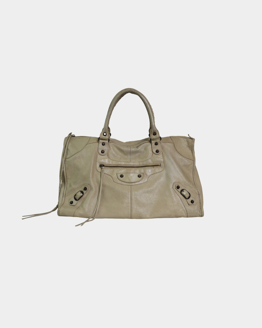 Balenciaga Cream City Bag Large