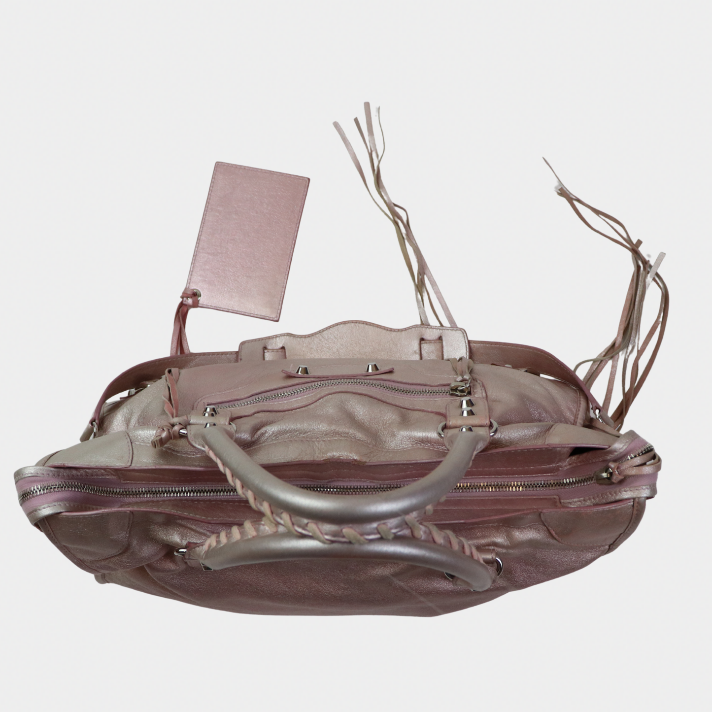 Limited Edition Metallic Pink Balenciaga City Bag