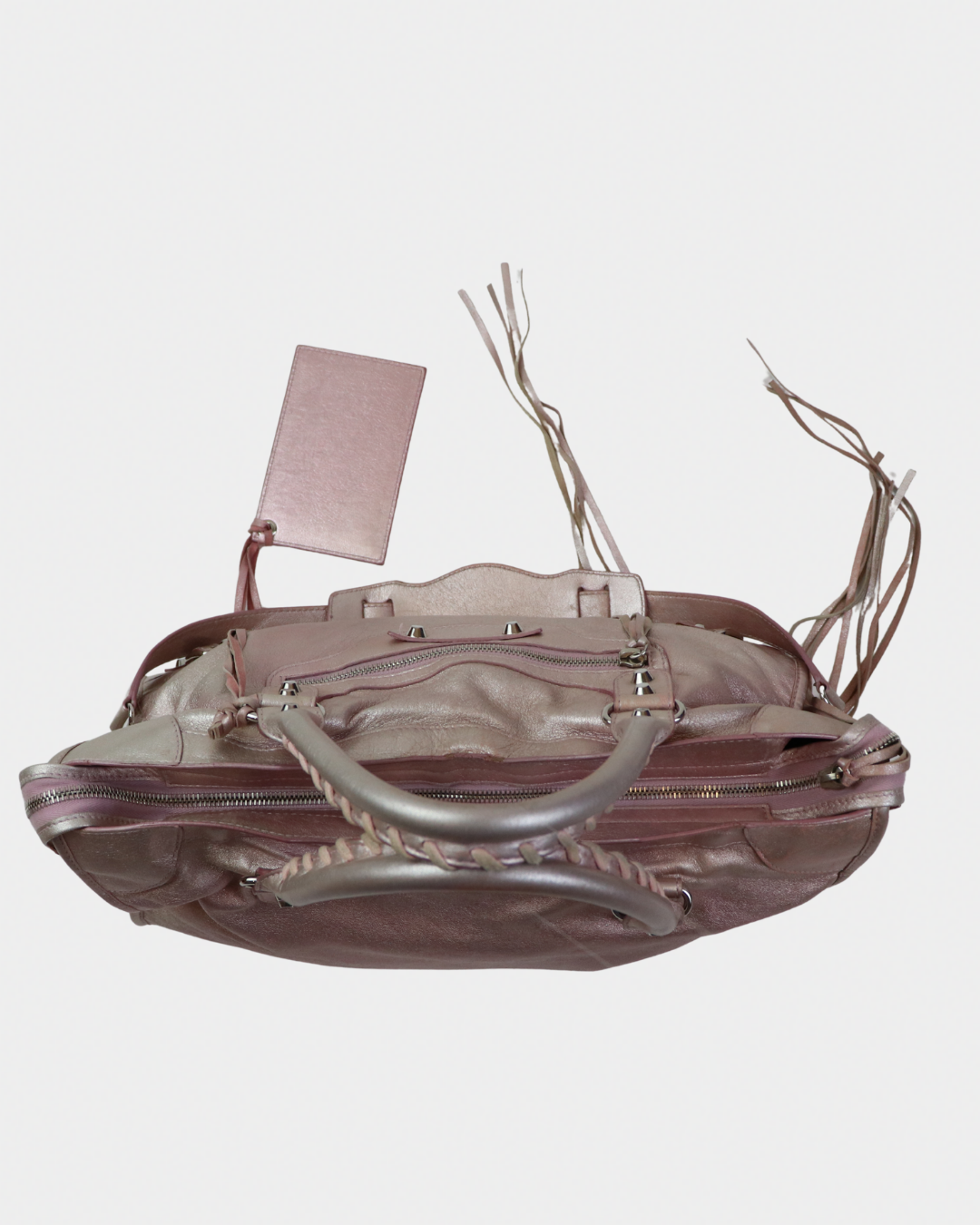 Balenciaga Metallic Pink Limited Edition City Bag