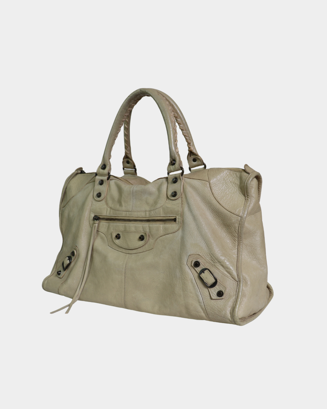Balenciaga Cream City Bag Large