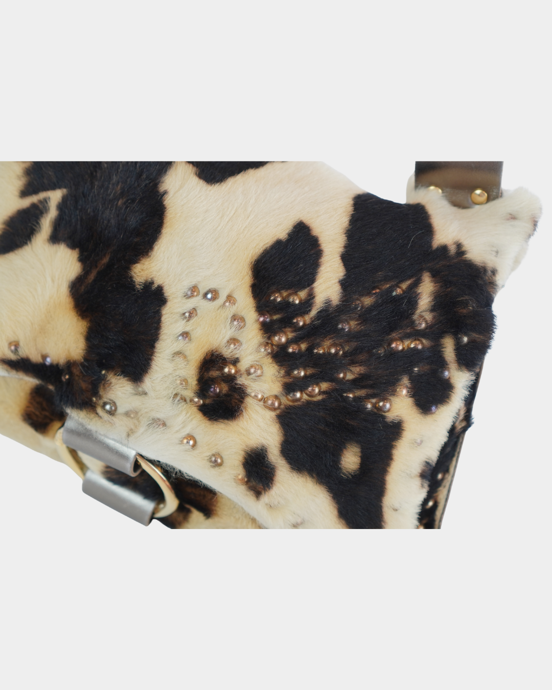Dolce & Gabbana Cowhide Studded Bag