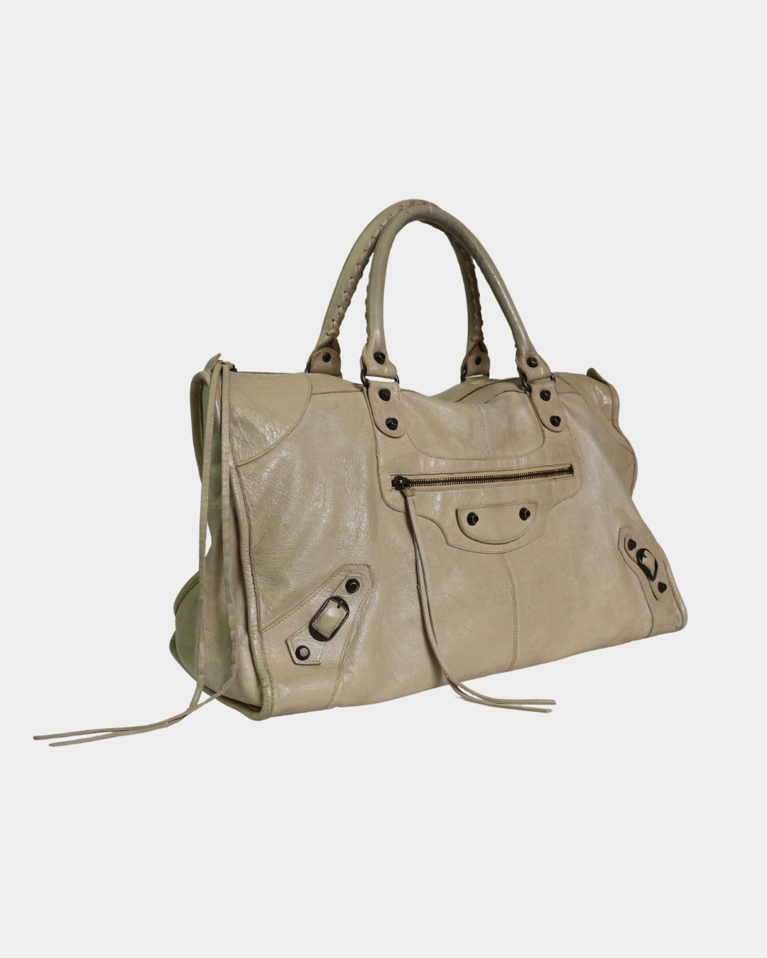 Balenciaga Cream City Bag Large