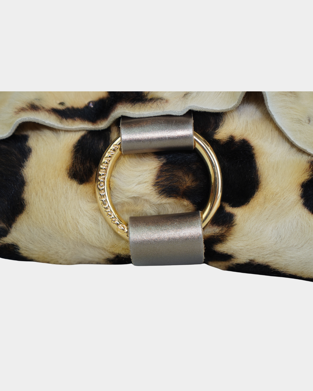 Dolce & Gabbana Cowhide Studded Bag
