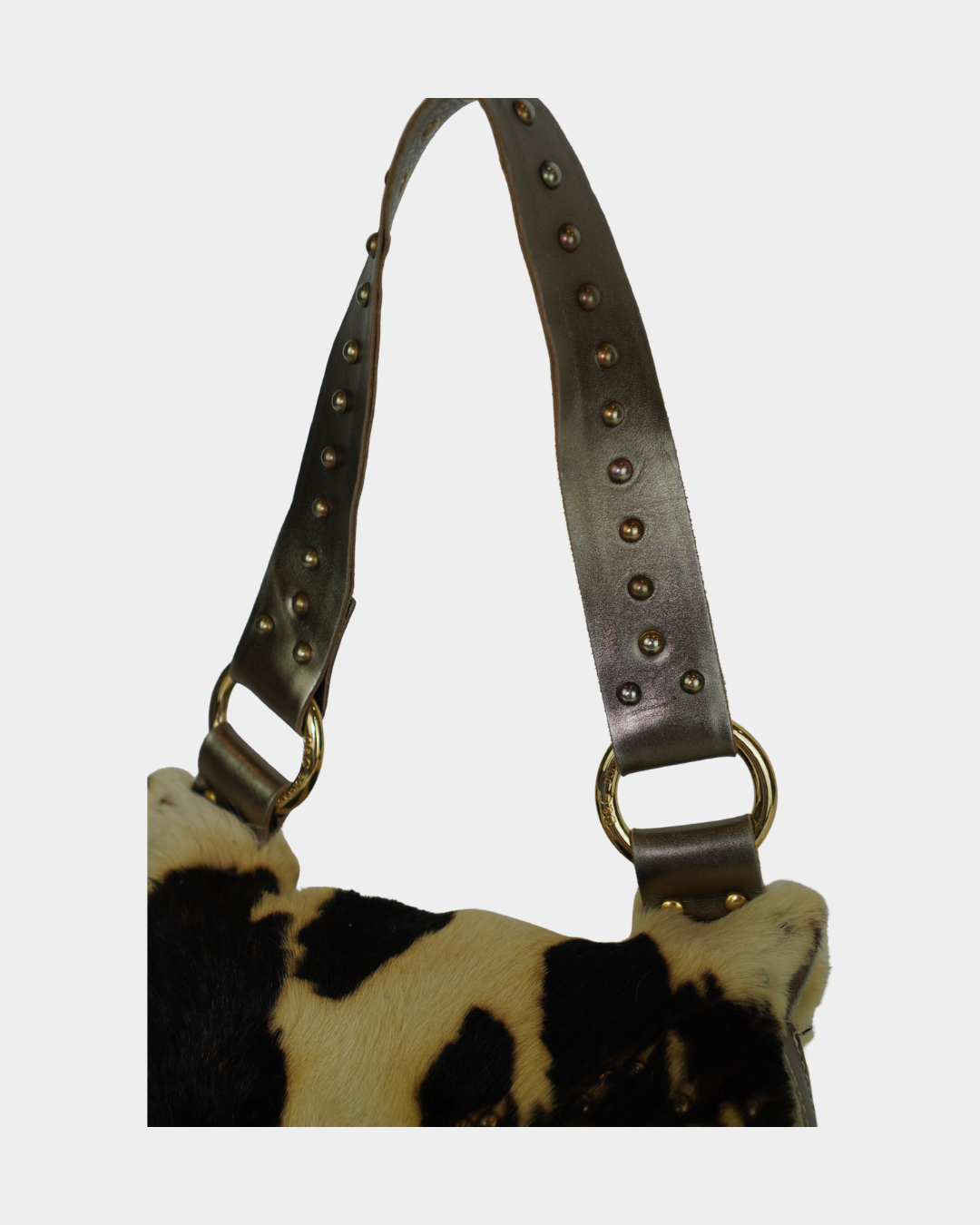 Dolce & Gabbana Cowhide Studded Bag
