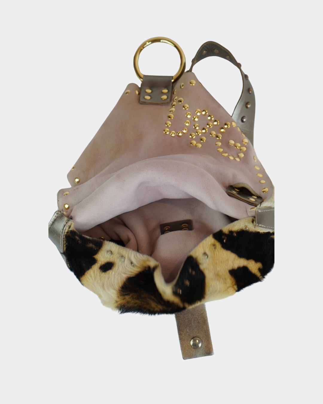 Dolce & Gabbana Cowhide Studded Bag