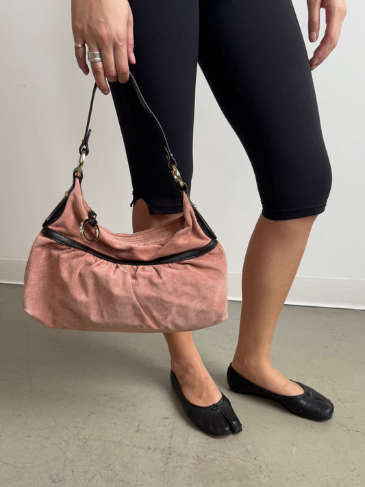 Fendi Soft Pink Suede Chef Bag