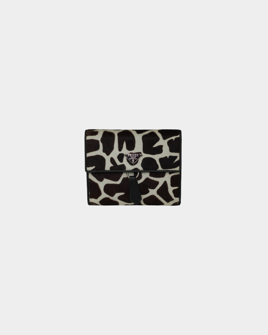 Prada Giraffe Pony Hair Wallet