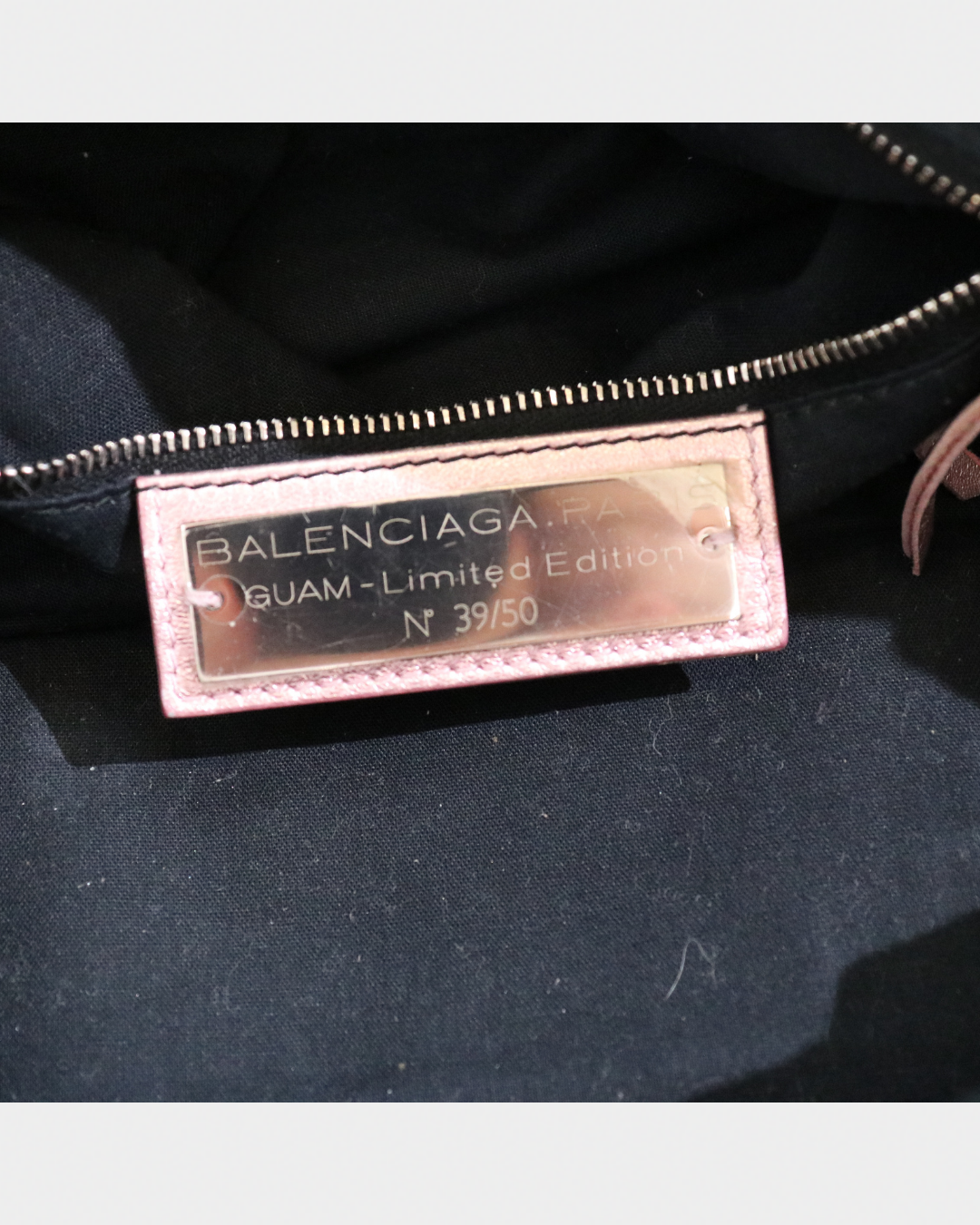 Balenciaga Metallic Pink Limited Edition City Bag