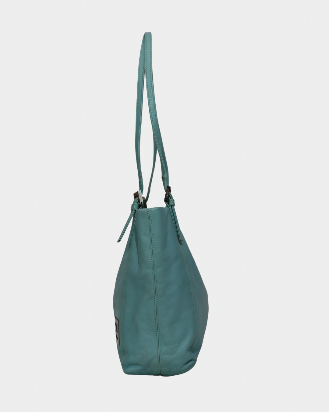 Fendi Tiffany Blue Nappa Mini Tote