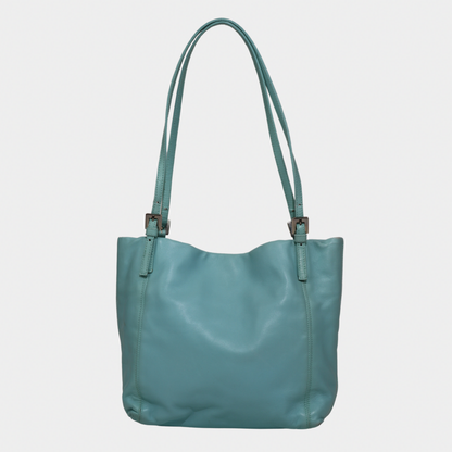 Fendi Tiffany Blue Nappa Mini Tote