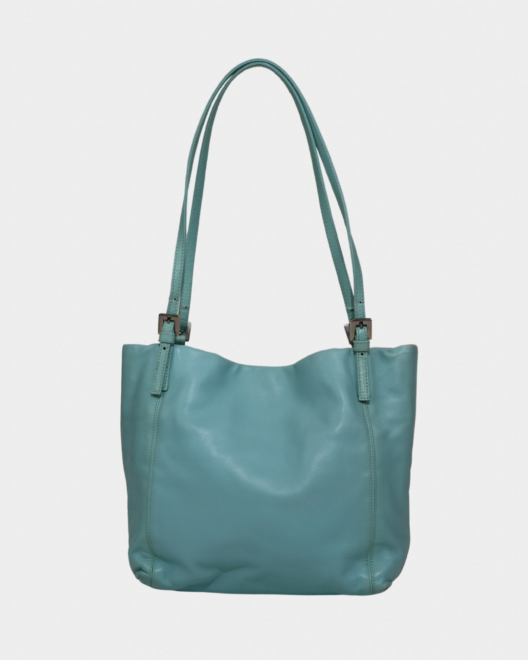 Fendi Tiffany Blue Nappa Mini Tote