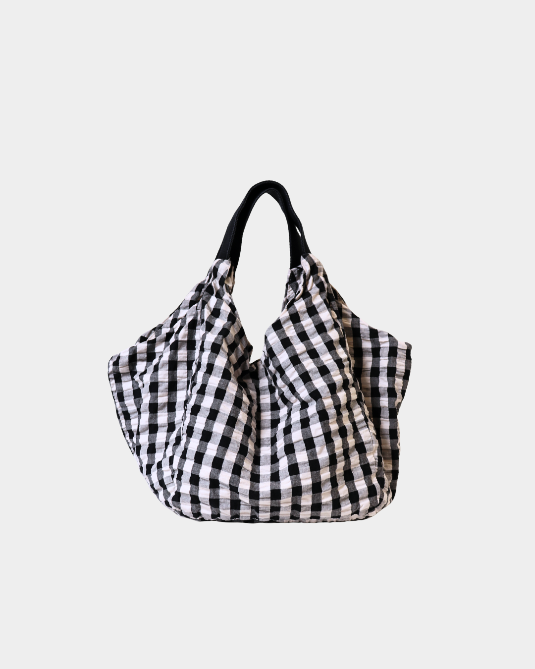 Comme des Garcons Tricot Gingham Tote Bag