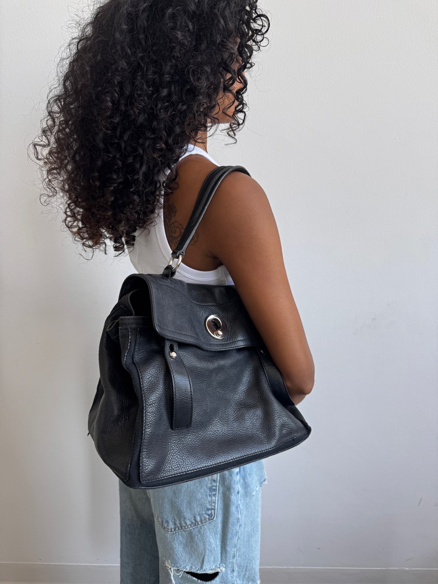 YSL Muse Two Black Handbag