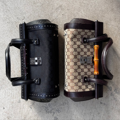 Gucci Studded Black Bamboo Bullet