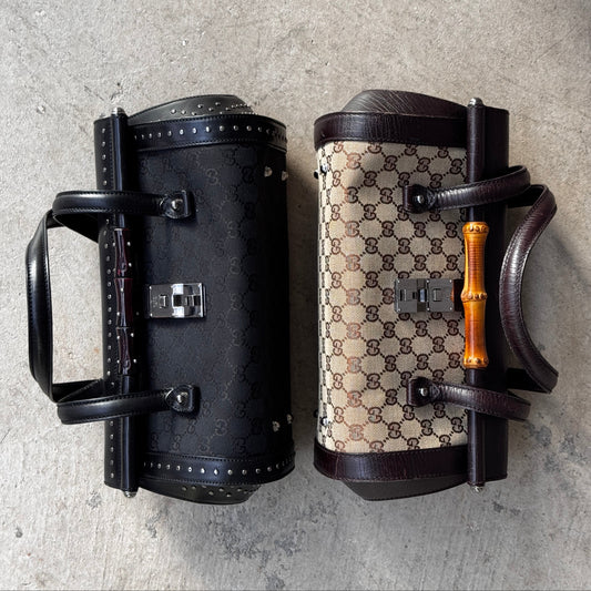 Gucci Studded Black Bamboo Bullet