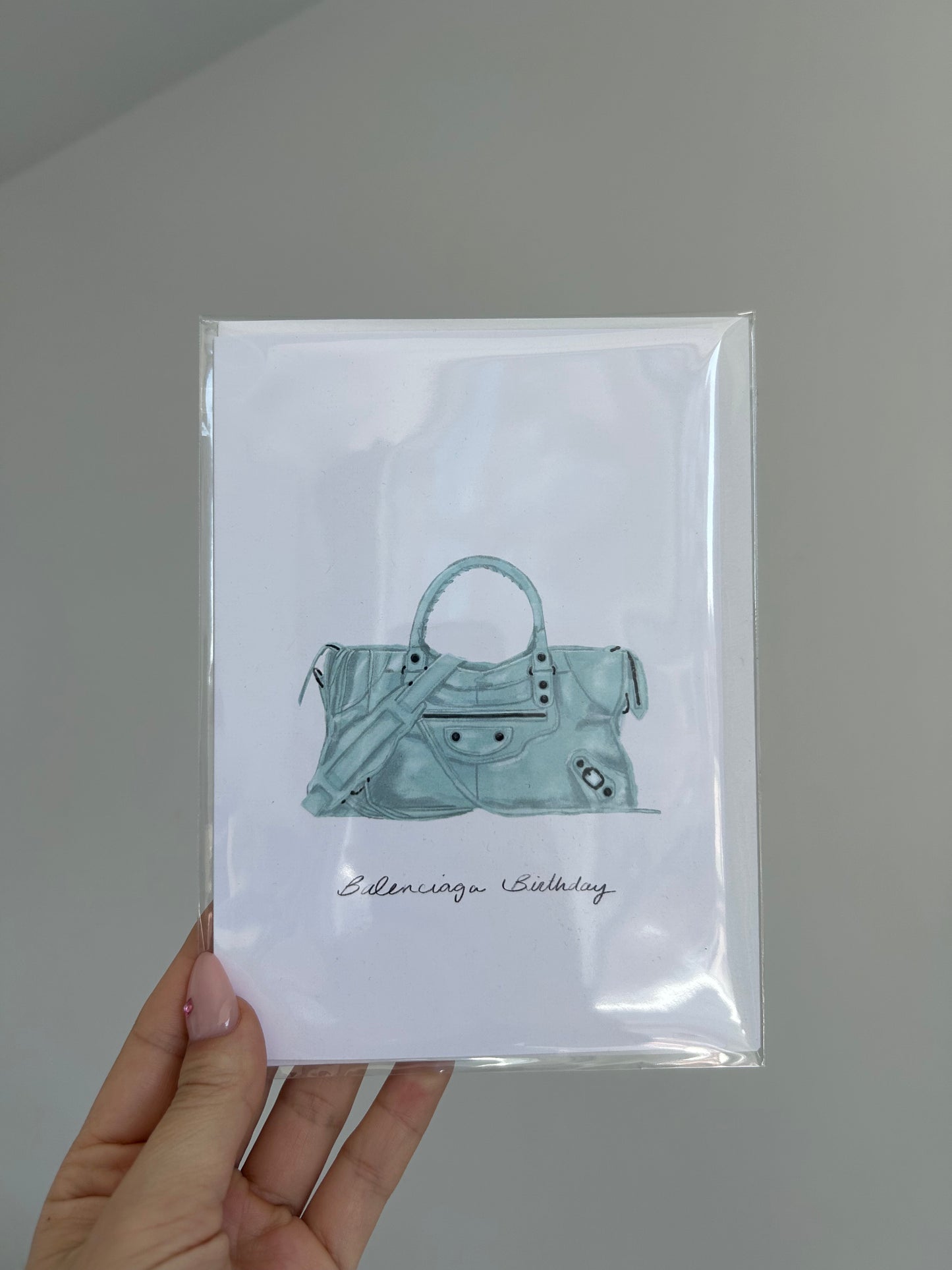 City Bag Birthday Card