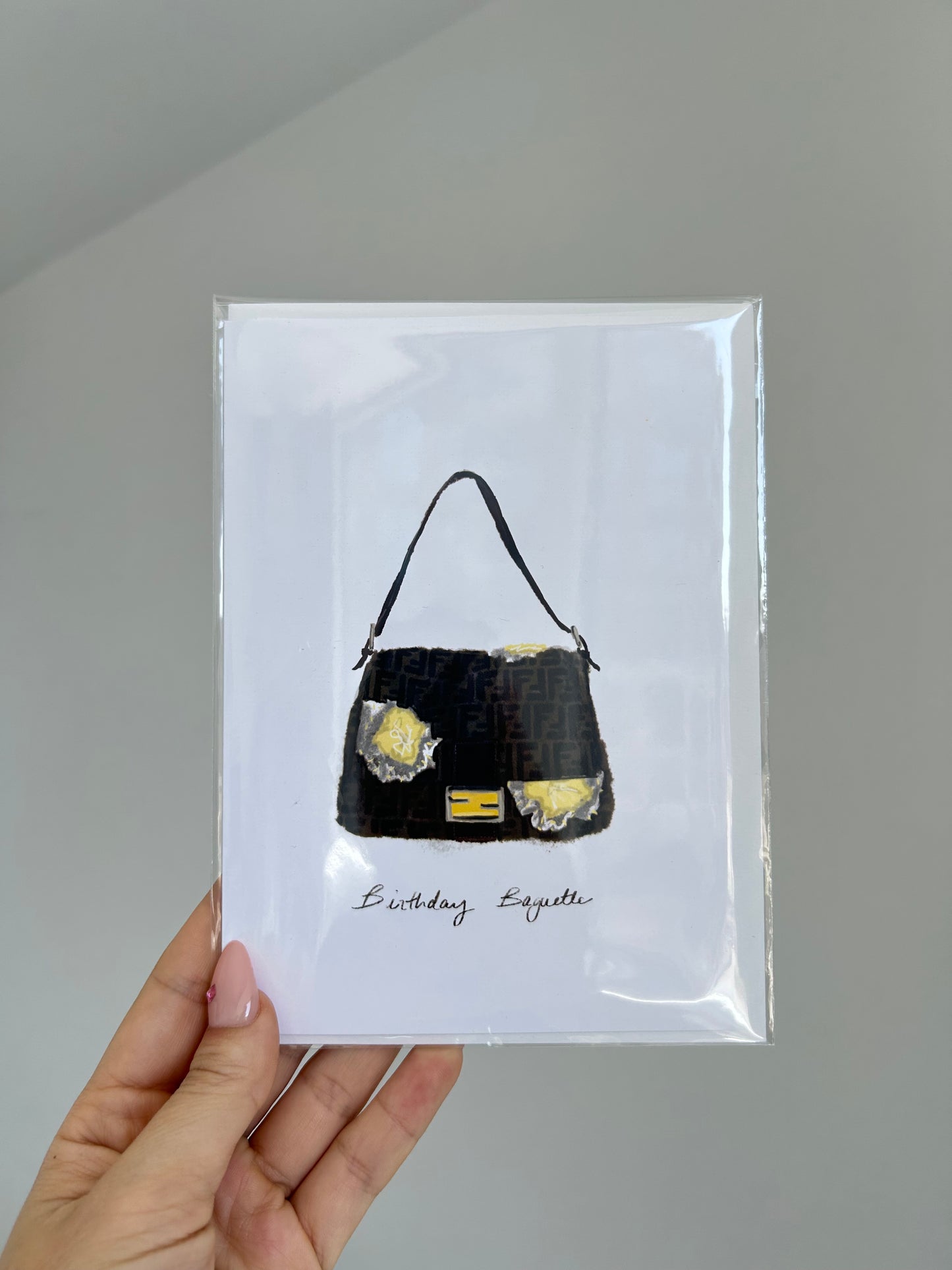 Birthday Baguette Card - Zucca Edition