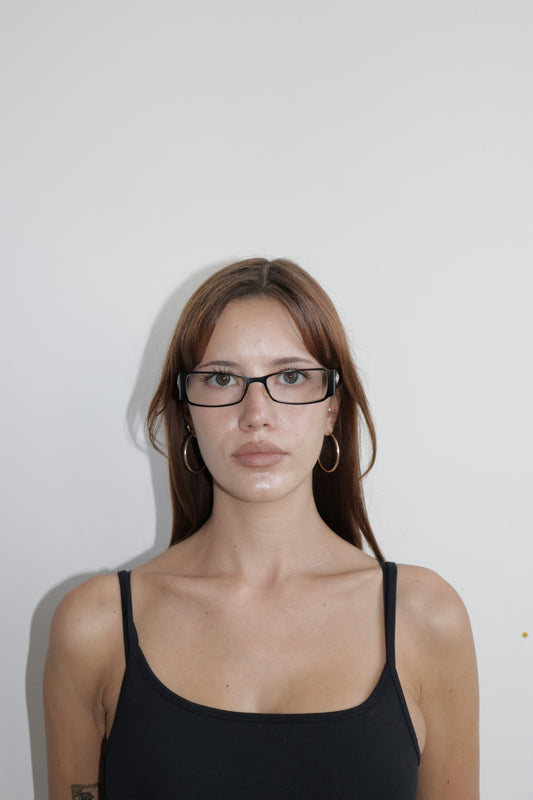 Dior Mother of Pearl Logo Eyeglasses