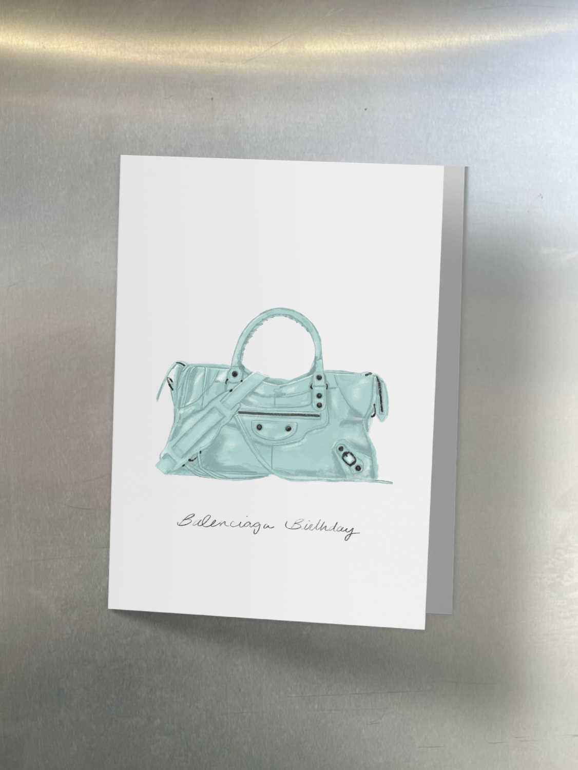 City Bag Birthday Card