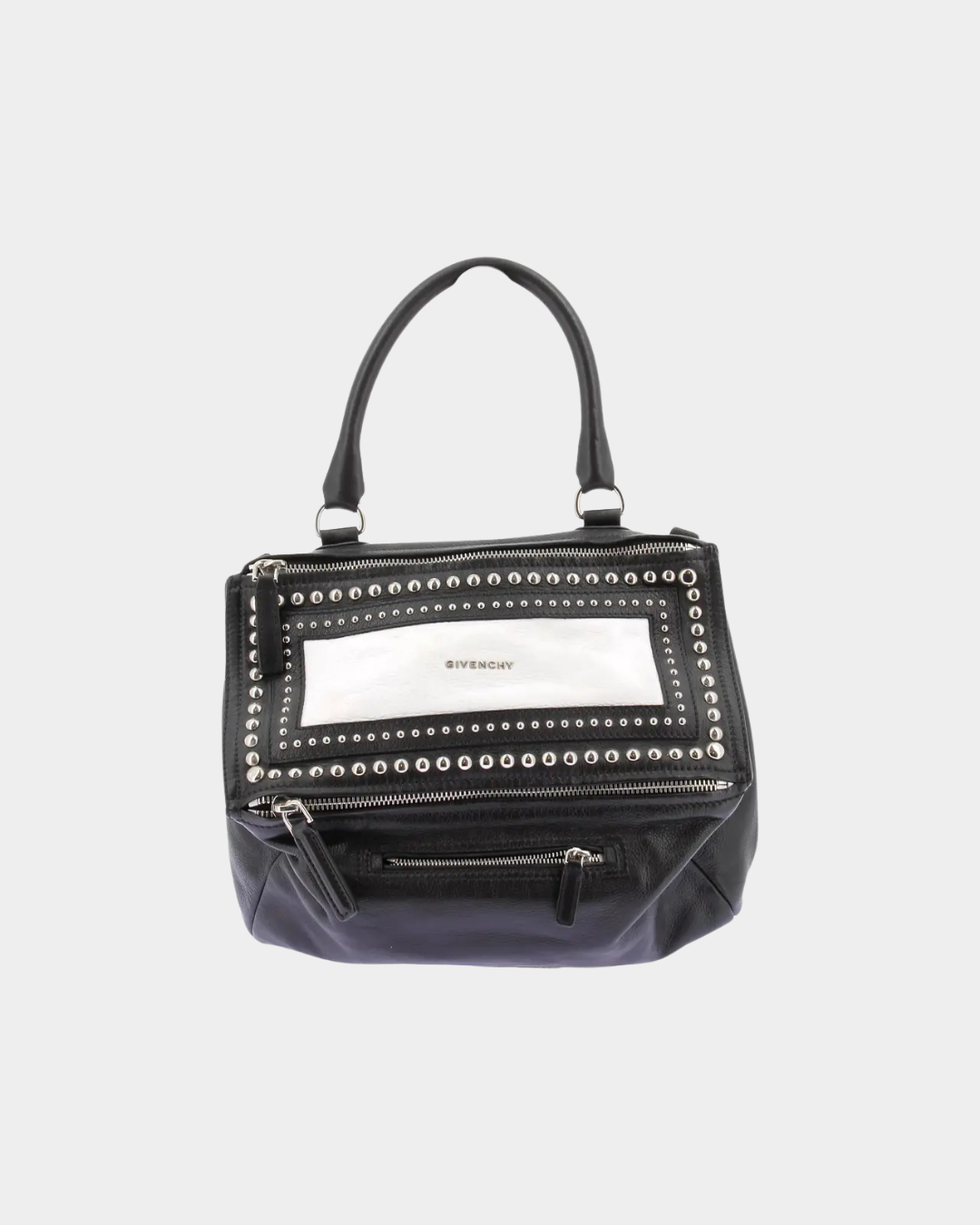Givenchy Black Leather Studded Pandora Bag